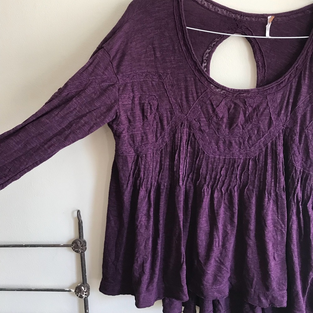 Free people love sleeve swing top